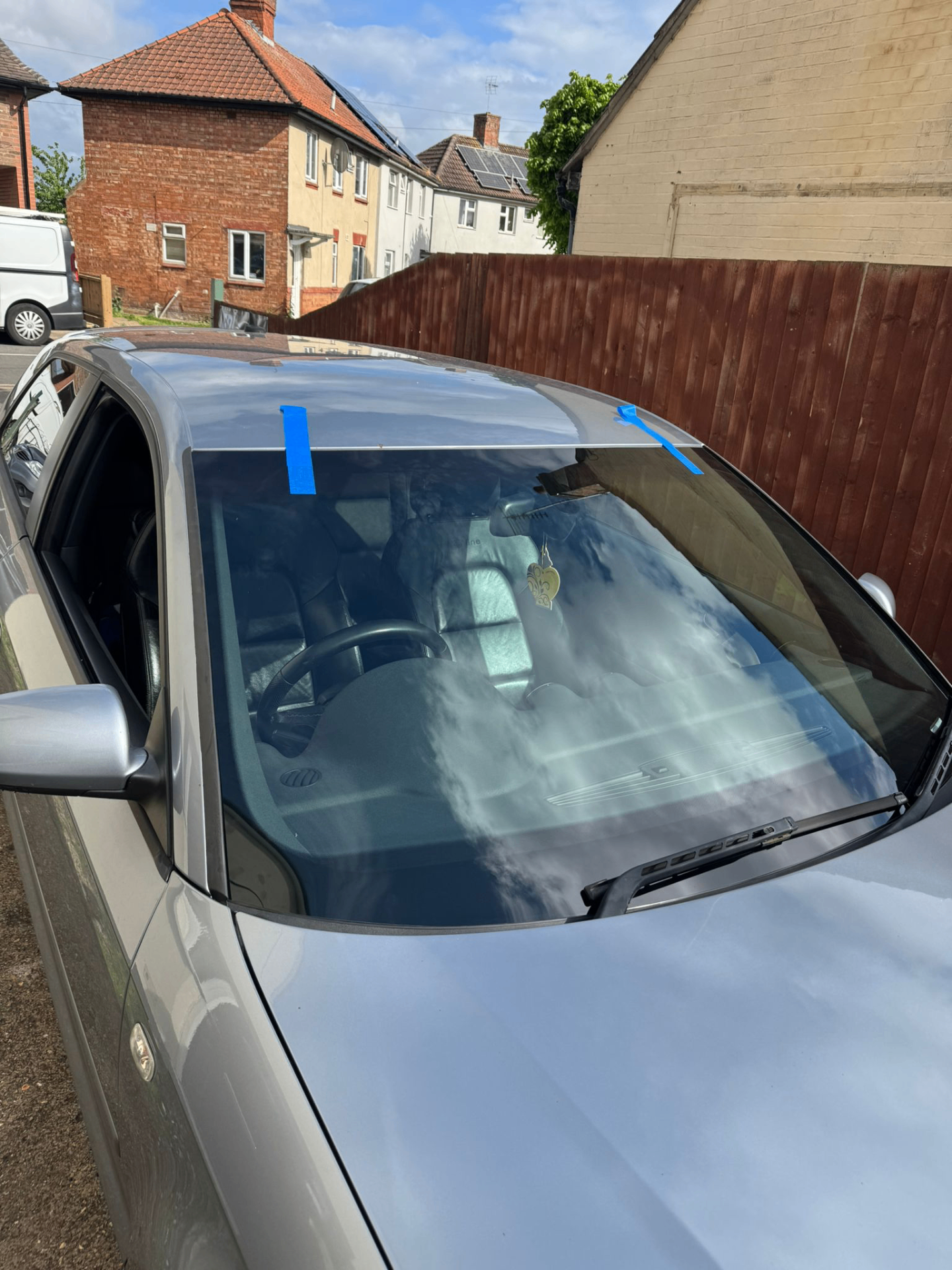 Audi A4 windscreen job in Hampton